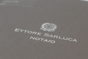 Studio Notaio Ettore Sarluca – carta intestata dello studio